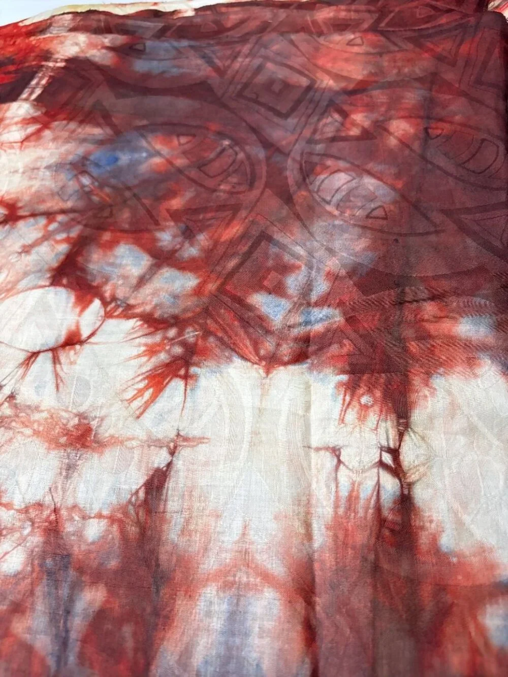 Hand-Dyed Cotton Batik Fabric 1/2 yard x 50